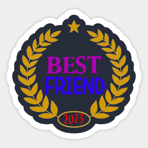 Best Friend of 2023 Sticker by DrawMe